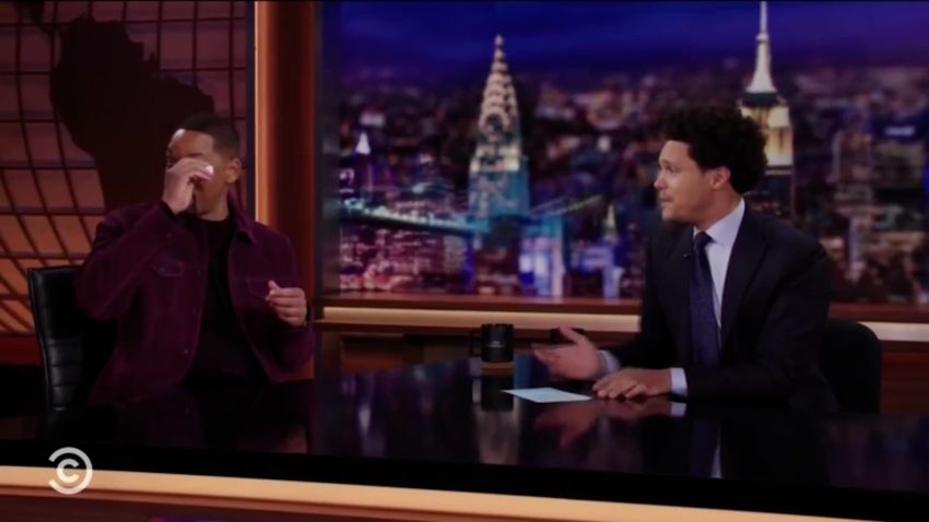 Will Smith has opened up about the slap he received from a man at the Oscars, telling Trevor Noah on The Daily Show that &#8216;hurt people hurt people&#8217;.