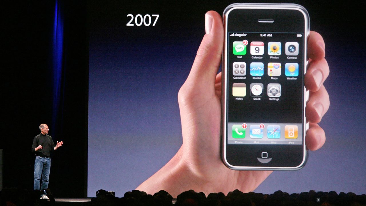 An iPhone that was sold in 2007 for $190,000 at auction. The phone was the first iPhone to be sold in the United States.
