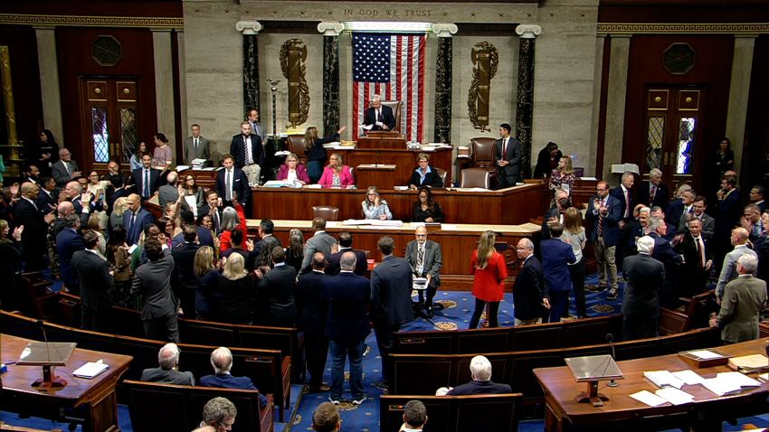 The 45-day spending bill passed the House of Representatives on Friday . The bill is
